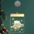 thumbnail image 4 of EIMELI 3D Christmas Window Lights Backdrop Decoration Lights Home Decor(Bell), 4 of 6