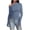 Blue, variant on Long Sleeve Shirts for Women 2026 Trendy One Shoulder Slimming Ruched Shirt Going out Tops Y2k Clothes