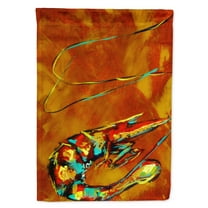 Carolines Treasures MW1191GF Caramel Corn Shrimp Flag Garden Size  Small multicolor