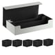 thumbnail image 1 of Estuche de cierre premium para cartas coleccionables, con fundas para cartas de béisbol, fútbol, ​​baloncesto y deportes. blanco, 1 of 8