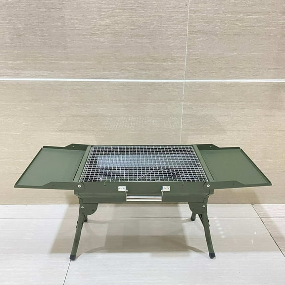 VINCASE Barbecues and grills,Portable Charcoal Grill 23 inch, Small Barbecue Grill Folding BBQ Grills, Outdoor Grill Foldable, Stainless Steel Charcoal Grills, Mini Grill for Travel