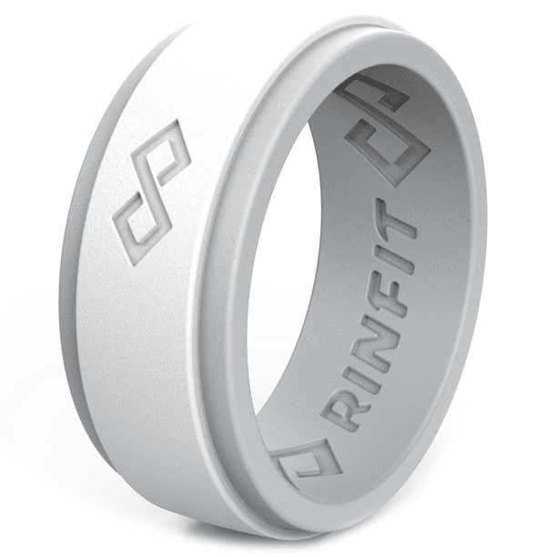 RinfitAir Highquality Silicone Wedding Ring for Men. Soft Silicone Rubber Bands by Rinfit