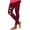Red, variant on Hurxie Women's Halloween Spooky Season Print Graphic Leggings Cute Skinny Leg Pants