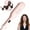 Pink, variant on Ceramic Hair Waver, 30 Second Fast Heating, Adjustable Temperature, 1 Inch Barrel for S Waves, Easy to Use – Pink