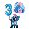thumbnail image 3 of Suministros de decoración de fiesta de cumpleaños de Disney Stitch, vajilla, vasos de papel, platos, mantel, pancarta, telón de fondo, juego de globos, Baby Shower, 3 of 5