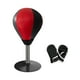 thumbnail image 2 of Saco de boxeo de escritorio, pelota de boxeo, equipo deportivo, pelota para entrenamiento de sparring, MMA rojo negro y guantes, 2 of 9