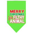 thumbnail image 6 of Christmas Pet and Dog Bandana Screen Printed, "Merry Christmas, Ya Filthy Animal", 6 of 10