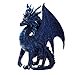 thumbnail image 2 of Pacific Giftware Statue de Dragon Bleu Nightfall par Ruth Thomson Dragons Lair, 2 of 2