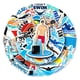 thumbnail image 2 of Juego de pegatinas de vinilo impermeables, 50 unidades, con tema de natación, 2 of 2