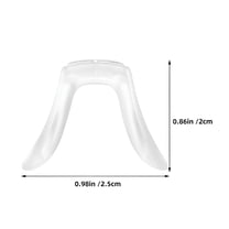 VANIDO 2pcs Anti Slip Silicone Eyeglass Nose Pads Soft Nose Bridge Insert Nose Bridge Pads For Glasses And Sunglasses Accessories For Nose Use