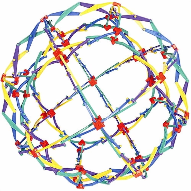 Hoberman Novelty Toy Transforming Mini Sphere Rainbow Expanding