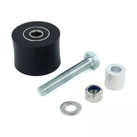 Huanke-Reliable Chain Roller for YZ250 1987 2020 Rugged ABS Material Double Sealed Precision Bearings Black Color Motorcycle Part