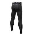 thumbnail image 2 of Magazine Men's Active Tight Pants, Compression Leggings Base Layer Sportswear Quick Dry Workout Fitness Long Trousers, 2 of 2
