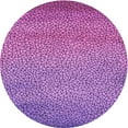 thumbnail image 1 of Ahgly Company Tapis Rond Lavable en Machine Intérieur Transitionnel Magenta Foncé Violet, 4 Pieds Rond, 1 of 7