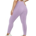 thumbnail image 2 of Karight Women's Plus Size Workout Out Yoga Pants Oversized Comfy Elastic High Waisted Leggings Stretch Tummy Control Tights, 2 of 7