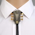 thumbnail image 3 of Corbata Bolo para Hombre Yinane de Cuero PU Western Cowboy, 3 of 8
