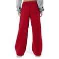 thumbnail image 6 of Wide Leg Sweatpants For Womens 2025 Casual Trendy Solid Drawstring Baggy Low Waisted Loose Fit Lounge Pants Y2k, 6 of 6