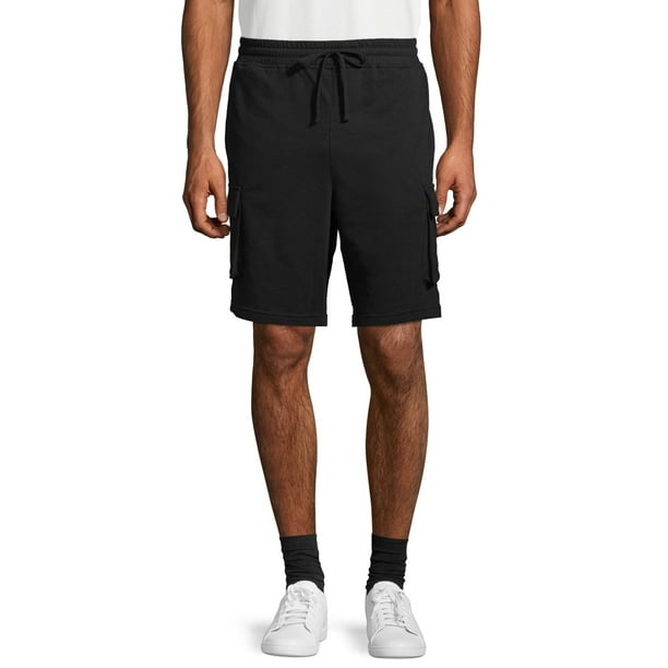 no boundaries men's woven jogger shorts