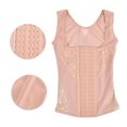 thumbnail image 3 of Women Waist Trainer, Multifunctional Row-buckle Design Nylon Open Bust Bodysuit  for Body Shaping Skin Color, 3 of 7