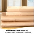 thumbnail image 4 of BedTite Soft Microfiber Anti-Wrinkle 4-Piece Queen Sheet Set - Fawn, 4 of 7