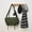 Green, variant on Shoulder Messenger Bag Casual Ins Harajuku,Green Badge
