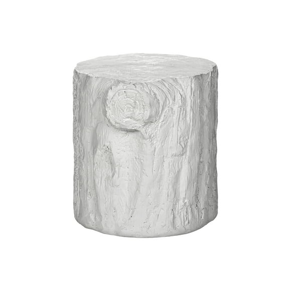 Monarch Specialties - Accent Table, 25"H, Indoor Or Outdoor, Drum, End, Nightstand, Round, Side Table, Living Room, Bedroom, White, Contemporary, Modern
