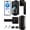 Matte Black, variant on VE027-L Built-in WiFi  Lock with Lever Handles, Fingerprint keyless Entry Door Lock Set, App Remote Control,  Deadbolt for Front Door, Touchscreen Keypad, Auto Lock, Satin Nickel