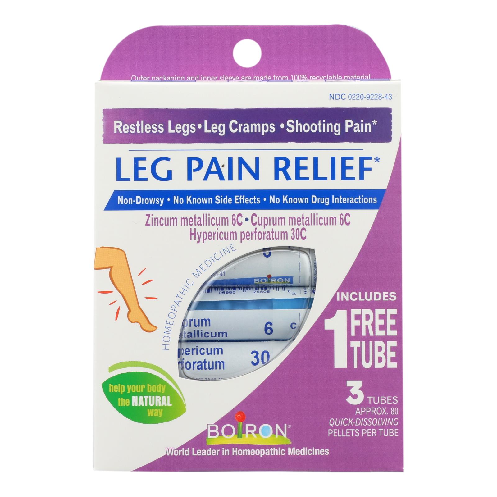 Boiron Leg Pain Relief 3 Tubes