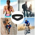 thumbnail image 4 of Unique Bargains 1 Pc Portable Double Pocket Running Waist Pack for Hiking Gym Polyester Black, 4 of 4