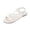 White, variant on Open Toe flat sandals for women flat sandals for women Slingback Flatform Flat Arch