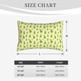 thumbnail image 4 of Daiia Green Pears1 Bedding Waterproof Pillow Protector Zippered Queen – Bed Bug Proof Pillow Encasement-14"x20", 4 of 6
