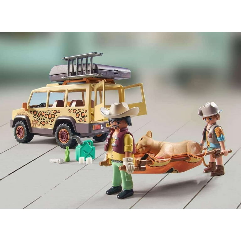 PLAYMOBIL, Wildtopia Cross-Country Vehicle with Lions Set 71293