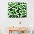thumbnail image 2 of Awypu  Irish Clover Shamrock Painting St. Patrick's Day Canvas Wall Art For Home/Office/Living Room/Bedroom Artwork Decor, 2 of 6