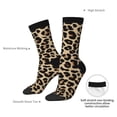 thumbnail image 4 of Logiee Leopard Print-1 Print Adult Socks for Men & Women,Calf Socks, Ankle Socks,Boots Socks,Breathable Casual Sock,Unisex Crew Socks, 4 of 6