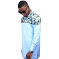 thumbnail image 4 of Urban Afrique bleu Shirt for men, African dresses for men, 4 of 5