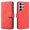 Red, variant on ELEHOLD Case for Samsung Galaxy S25 Ultra, RFID Blocking Leather Wallet Case, Flip Cover with Card Slots & Stand,Black