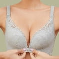 thumbnail image 5 of SDNall Womens Bra Soild Wire Free Underwear One-Piece Bra Everyday Underwear, 5 of 9