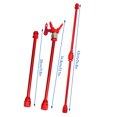 thumbnail image 4 of 2PCS Spray Extension Rod, Stainless Steel Replacement Extension Pole Exquisite Workmanship for Home (Red), 4 of 5