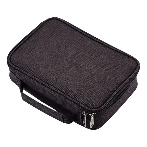 72 Slot Pencil Case Pen Storage Bag - 6 Compartment Pencil Organizer with Shoulder Strap - Large Capacity Pencil Holder for Markers, Art Supplies, Drawing Tools, trip Stationery Storage
