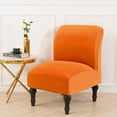 thumbnail image 2 of Rongfmy Luxury Velvet Armless Chair Slipcover Cover Stretch for Home Hotel Wedding,, 2 of 8