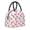 thumbnail image 2 of Vsdgher Insulated Lunch Bag Simple Bento Cooler Bag Lunch Tote Bag , Suitable for picnics, school, work (Watermelon Print ), 2 of 5