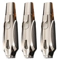 thumbnail image 1 of Mechero Encendedor de Gas Butano TorchPlusSilver 3 Pzas Plata Recargable Metal Gas Butano., 1 of 1