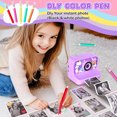 thumbnail image 4 of JoyStone Kids Camera Instant Print with Printing Paper and 32G Card, Gift for Girls and Boys Aged 3-12, Purple, 4 of 11