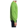 thumbnail image 3 of Yellow Rooster Men's Core Fleece Classic Crewneck Sweatshirt Lime XL, 3 of 6
