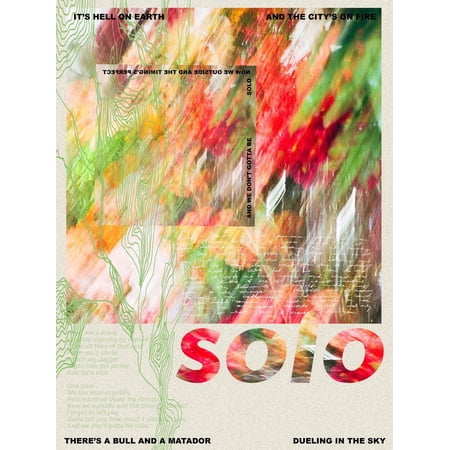 POSTER frank ocean "solo" print / frank ocean blonde poster / blonde wall art-NO FRAME