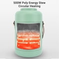 thumbnail image 4 of Topincn Olla Eléctrica Portátil de 500 W, Mini Olla Multifunción de Acero inoxidable, Mini Olla Eléctrica de 800 ml, Diseño Compacto para Viajes, Camping, Oficina, 4 of 7