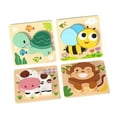 thumbnail image 1 of HILABEE 4Pcs Animal Shape Puzzles Board Early Educational Color Shapes Montessori B, 1 of 7