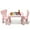 Pink, variant on Gymax Kids Table & 2 Chairs Set Toddler Activity Play Dining Study Desk Baby Gift Pink