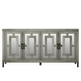 thumbnail image 7 of Twin Star Home 63" Sideboard with Geometric Mirrored Doors, 7 of 7