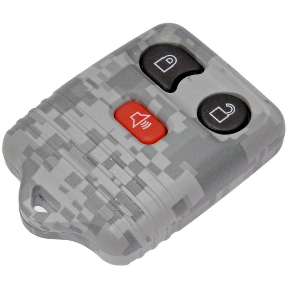 Dorman 13625GYC Keyless Entry Transmitter Cover for Specific Models, Gray Digital Camouflage Fits select: 1998-2014 FORD F150, 2002-2010 FORD F250